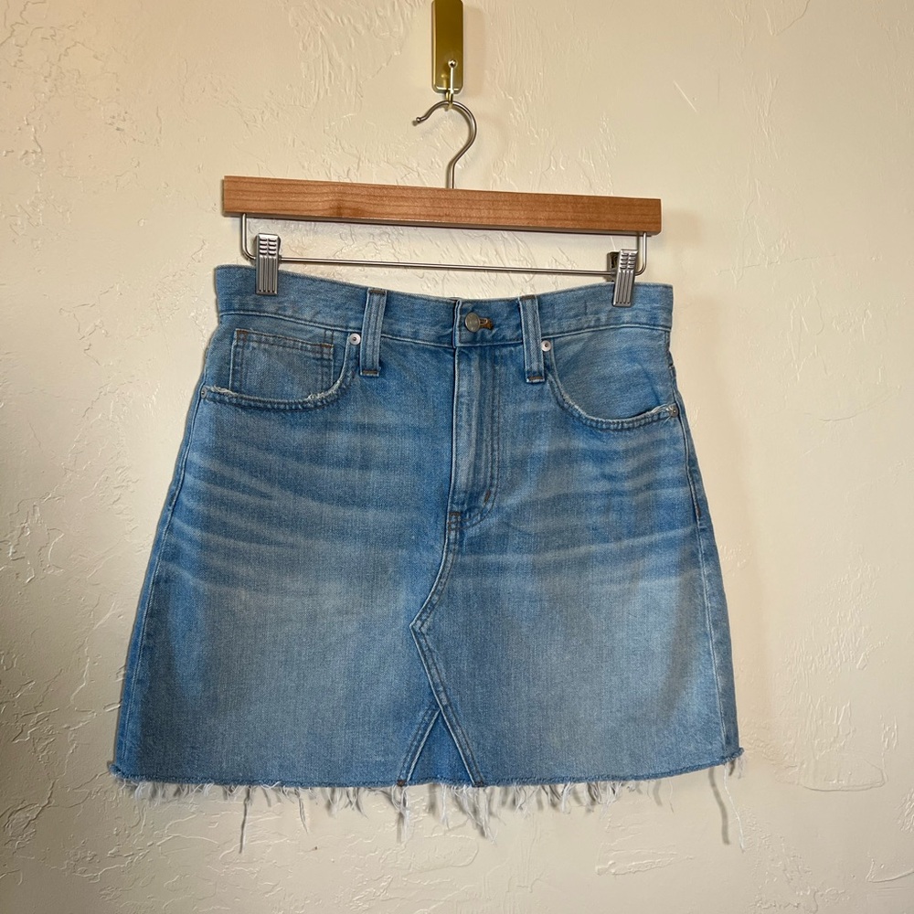 Madewell Denim A-Line Boho Chic Skirt